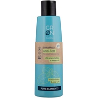 grn shades of Nature [GRÜN] Biokosmetik Shampoo Anti-Fett - Meersalz & Bio-Zitronenmelisse - für schnell fettendes Haar - vegan, 250 ml