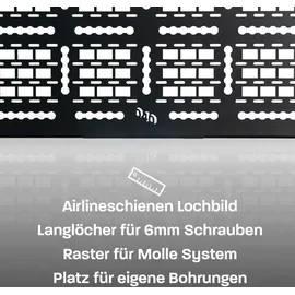 040 Parts Molle Board für VW T5/T6 Fahrradträger
