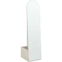 [en.casa] Garderobenspiegel Kuonta 165 x 40 x 51 cm Sandfarben