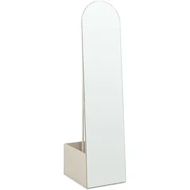 [en.casa] Garderobenspiegel Kuonta 165 x 40 x 51 cm Sandfarben