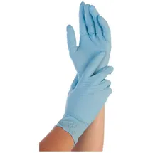 Hygonorm Nitril-Handschuh Allfood Safe, puderfrei blau, Franz Mensch