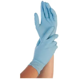 Hygonorm Nitril-Handschuh Allfood Safe, puderfrei blau, Franz Mensch