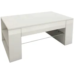 ML-Design Couchtisch Weiß Kafeetisch Wohnzimmertisch Sofatisch Tisch Beistelltisch Möbel