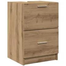 vidaXL Badezimmerschrank Artisan-Eiche 40 x 37 x 59 cm Holzwerkstoff
