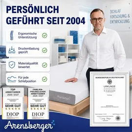 Arensberger Luisa Faltmatratze 140 x 200 cm H3 Polyester