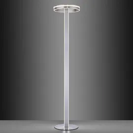 Q-SMART-HOME Q SMART HOME LIGHTS Stehlampe Q-Vito Alu, Eisen, Stahl & Metall Silber