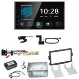 Kenwood DMX5020DABS Bluetooth USB MP3 DAB+ Einbauset für Opel Vivaro Movano B