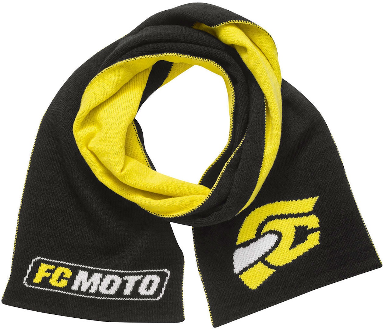 FC-Moto Crew Schal, schwarz-gelb