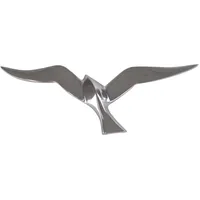 Gilde Casablanca Wanddeko Flying Bird 34 cm Aluminium