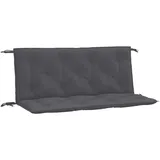vidaXL Sitzauflage 120 x 50 x 7 cm anthrazit 2 St.