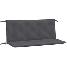 vidaXL Sitzauflage 120 x 50 x 7 cm anthrazit 2 St.