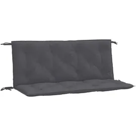 vidaXL Sitzauflage 120 x 50 x 7 cm anthrazit 2 St.