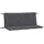 vidaXL Sitzauflage 120 x 50 x 7 cm anthrazit 2 St.