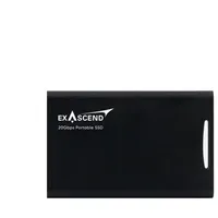 EXASCEND Element Portable 2 TB USB-C 20 Gb/s schwarz