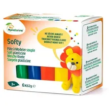 Avenue Mandarine Softy Modelliermasse mehrfarbig 6 St.
