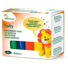 Avenue Mandarine Softy Modelliermasse mehrfarbig 6 St.
