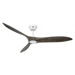Eco Airscew 152, Weißer und grauer Ventilator ohne Licht, CasaFan