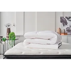 Microfaserbettdecke YATAS BEDDING "Dacron Microfiber", weiß, B:135cm L:200cm, Bezug: 100% Polyester. Füllung: 100% Polyester, Bettdecken
