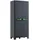 KETER Kunststoffschrank Moby grau Kunststoff, B/H/T: ca. 80x182x44 cm, - Anthrazit, Grau, Gruen