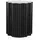 Kartell Hocker Kunststoff 35 x 46 x 35 cm Schwarz