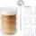 Relaxdays Latte Macchiato Glas 0,35 l 6-tlg.