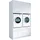 laundreezy Mehrzweckschrank-Set 135 x 238 x 68 cm Weiß