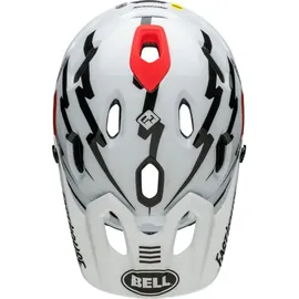 Bell Super DH Spherical 52-56 cm matt/gloss black/white flash