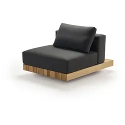 Solpuri Plateau L-Modul Sitz/Rücken inkl. Polster Teak