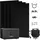 Growatt Balkonkraftwerk Full Black Bifazial 2000 W inkl. 800 W Wechselrichter + 4 x 500 W Solarmodule