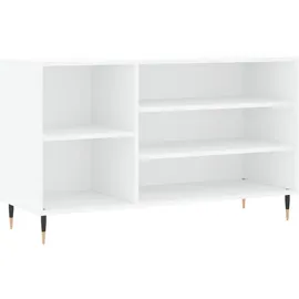 vidaXL Schuhregal 102 x 36 x 60 cm weiß / weiß