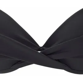 s.Oliver Bikini-Top Wickeloptik Schwarz 36