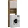 MID.YOU Scout Waschmaschinenschrank 63 x 191 cm Kaschmir/Kunststoff