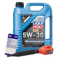 Liqui Moly 5 L Longtime High Tech 5W-30 + Ölwechsel-Anhänger