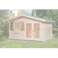 Weka Fensterladen 2-seitig für Fenster 91 x 91 cm Natur