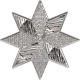 wall-art Wandtattoo »Metallic Star Silber Stern«, silberfarben