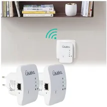 casativo Mini-WLAN-Repeater 300 Mbit/s weiß