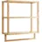 [en.casa] Badezimmerregal, Natur, Holz, 52x58.5x21 cm, Badezimmer, Badezimmerregale, Badregale