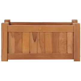 vidaXL Hochbeet Massivholz Teak 50 x 25 x 25 cm