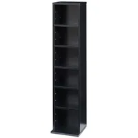 [en.casa] cd Regal Tynset 90x20x20 cm mit 6 Fächern