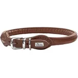 Hunter Round & Soft Halsband Braun 50