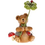 Hubrig Volkskunst GmbH Hubrig Volkskunst Teddy Mini - Glücksbärli - 7 cm