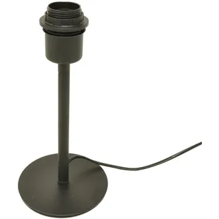 B&S Lampenfuß Metall schwarz matt H 27cm für E27 max 40 Watt