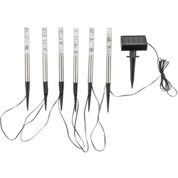 Haushalt International 6er Set LED Solarleuchten Bubbles für stimmungsvolle Beleuchtung