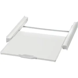 xavax Zwischenbaurahmen für Waschmaschine und Trockner mit Auszug als Ablage