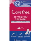 Carefree Flexiform Slipeinlagen, Weiß, 30 Stück