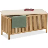 Relaxdays Relaxdays, Wäschetruhe (100 l)