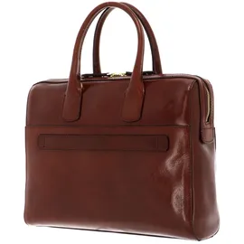 the Bridge Aktentasche Leder 35 cm Laptopfach braun