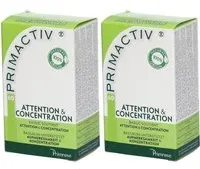 PRIMROSE Primactiv - Attention & Concentration Capsule(S) 2x60 pc(s)