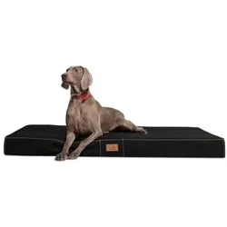 Tierlando ® HUGO Ortho Plus Orthopädische Hundematratze schwarz 80 cm, 13 cm, 60 cm