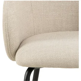 VCM 2er Set Actona Stuhl Eleanor Stoff Beige